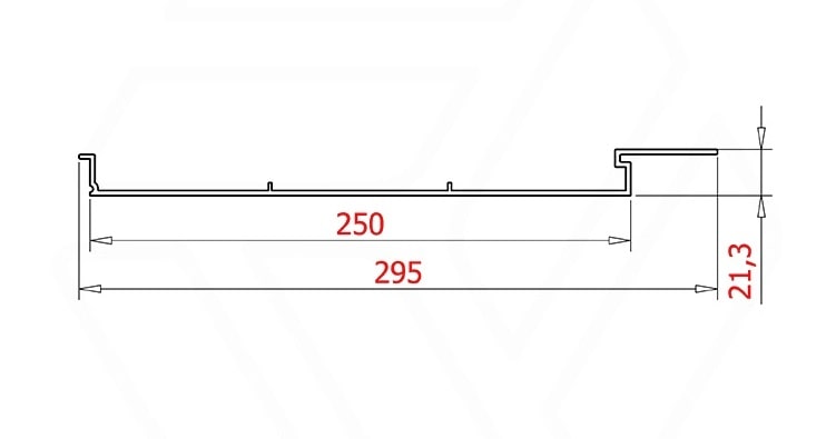 Алюминиевая панель RWP 250BH